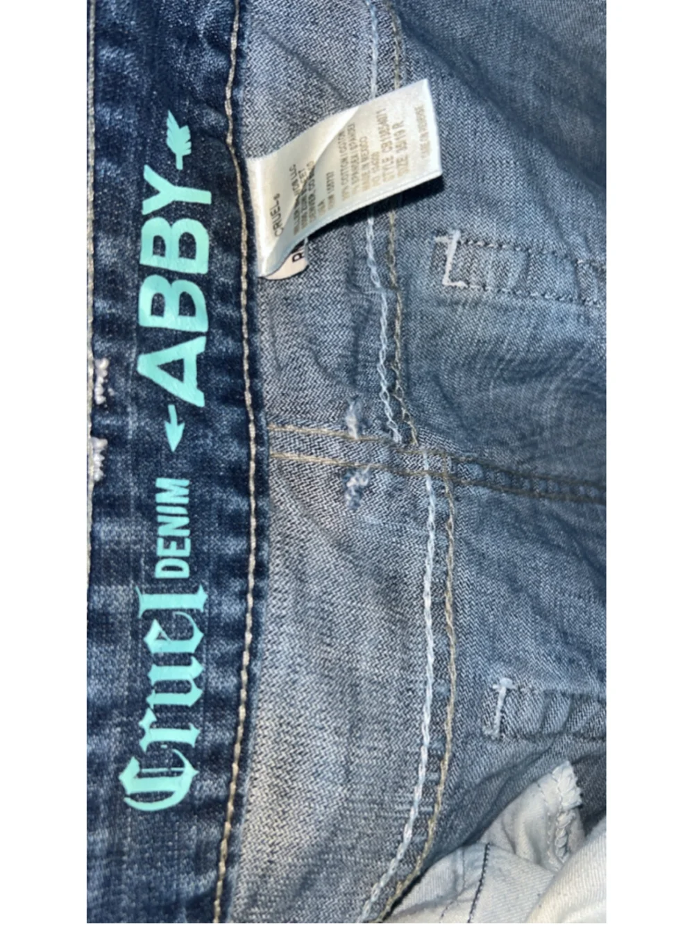 Women's Cruel Abby Jeans Blue Size 35